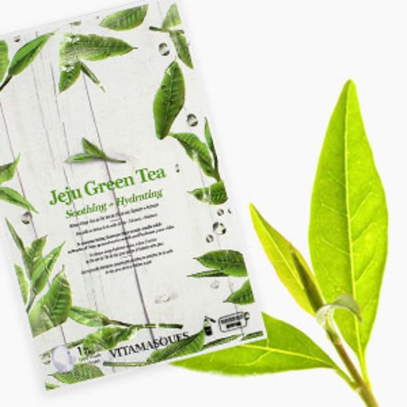 VITAMASQUES | Jeju Green Tea Mask (Pack of 5) - Picture 3 of 7